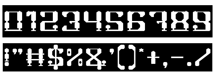 GAMER-Inverse Font OTHER CHARS