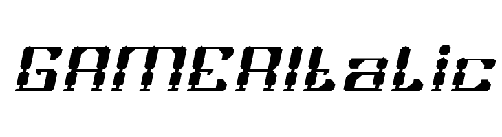 GAMER Italic  لخطوط تنزيل