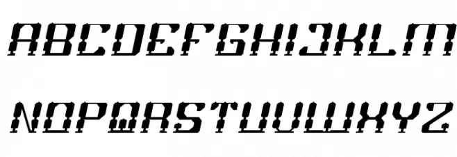 GAMER Italic 字体 大写