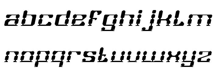 GAMER Italic Font LOWERCASE