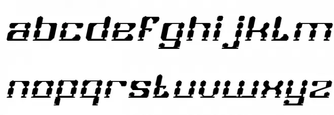 GAMER Italic Fuentes MINÚSCULAS