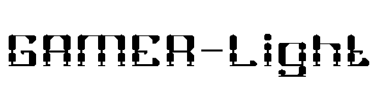 GAMER-Light  font caratteri gratis