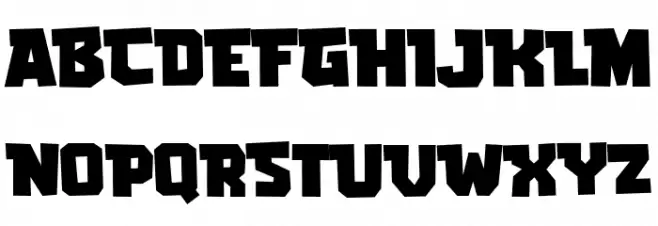 GAMERIA Шрифта ВЕРХНИЙ