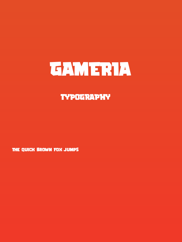 GAMERIA Poster