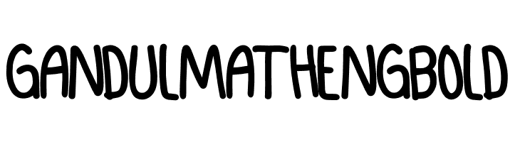 GANDUL MATHENG Bold  Frei Schriftart Herunterladen