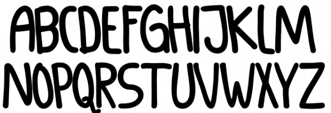 GANDUL MATHENG Bold Schriftart Groß