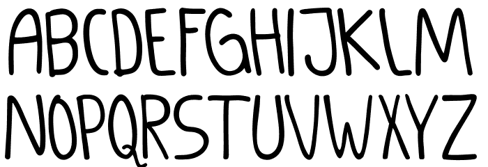 GANDUL MATHENG Regular Font LOWERCASE