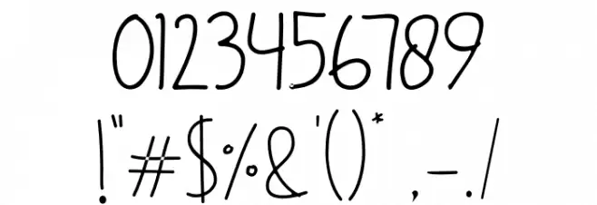 GANDULMATHENG Thin Font OTHER CHARS