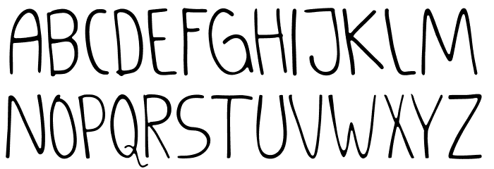 GANDULMATHENG Thin Font LOWERCASE