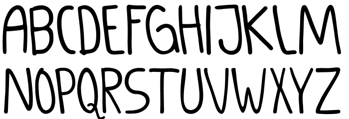 GANDUL_MATHENG Font LOWERCASE
