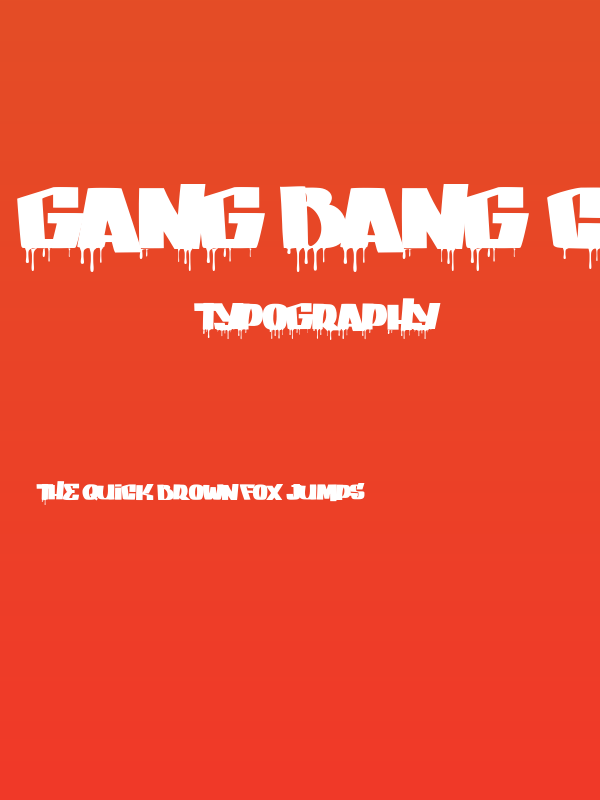 GANG BANG CRIME Poster