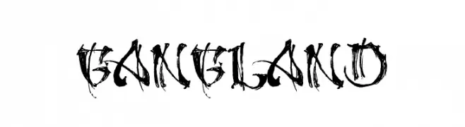 GANGLAND  baixar fontes gratis