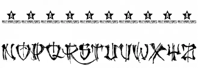 GANGLAND Font OTHER CHARS