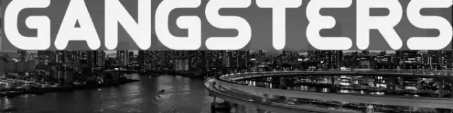 GANGSTERS Font examples