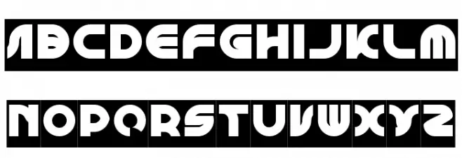 GAPHIC DESIGN-Inverse フォント 大文字