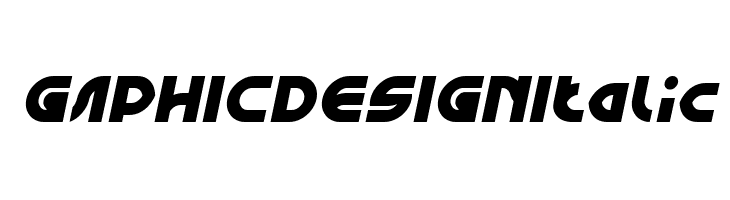 GAPHIC DESIGN Italic  フリーフォントのダウンロード