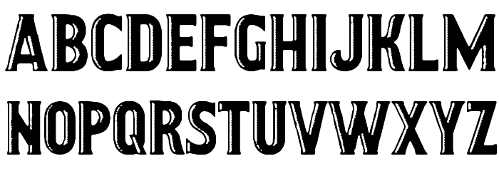 GARAGE IMPERIO Font LOWERCASE
