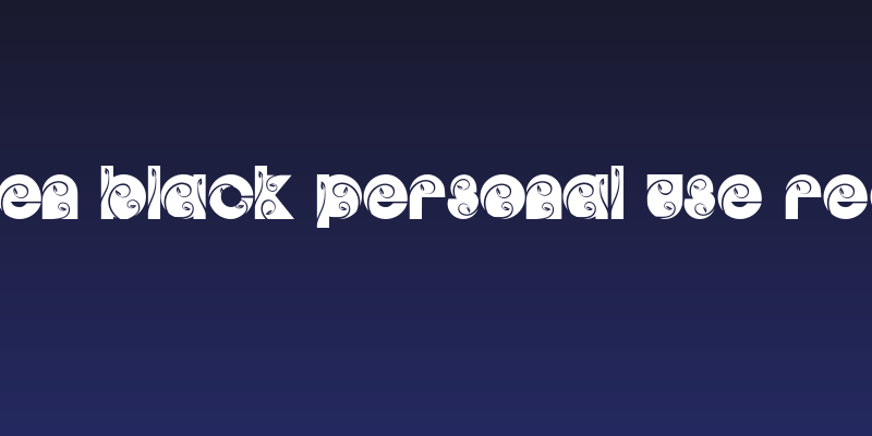 GARDEN BLACK PERSONAL USE Regular Social Header