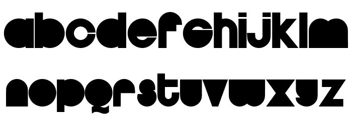 GARDEN BLACK PERSONAL USE Regular Font LOWERCASE
