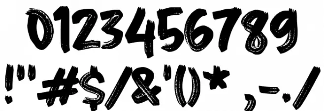 GAREZ Font OTHER CHARS