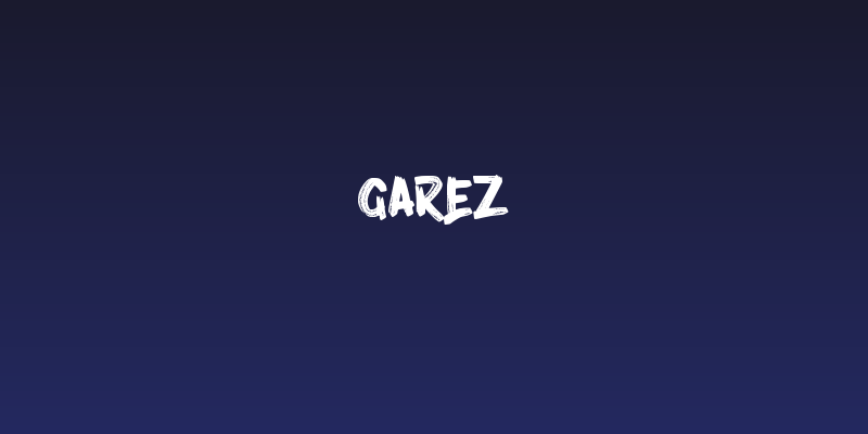 GAREZ Social Header