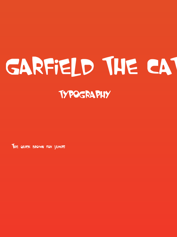 GARFIELD the CAT Poster