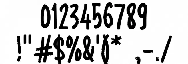 GARUDA MUDA Font OTHER CHARS