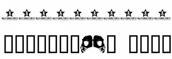 GASMASK フォント その他の文字