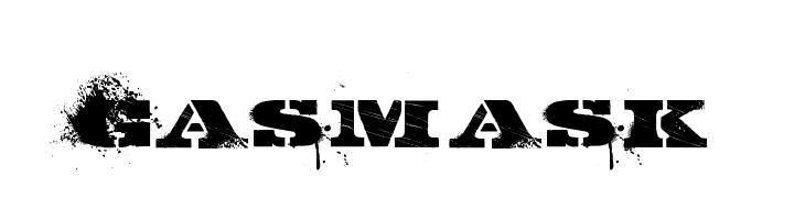 GASMASK  font caratteri gratis