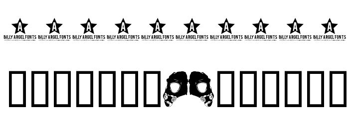 GASMASK Font OTHER CHARS
