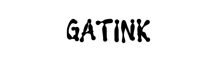 GATINK  font caratteri gratis