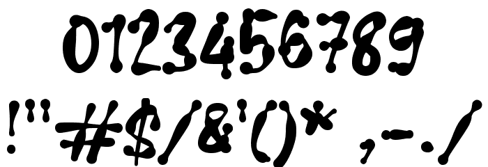 GATINK Font OTHER CHARS