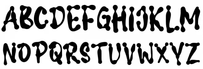 GATINK Schriftart Groß