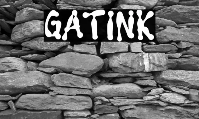 GATINK Font examples
