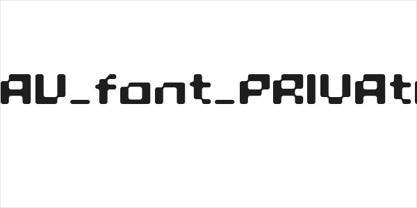 GAU_font_PRIVAtE Logo