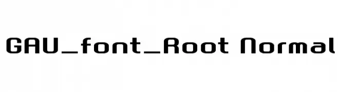 GAU_font_Root Normal  les polices de caractères gratuit tlcharger