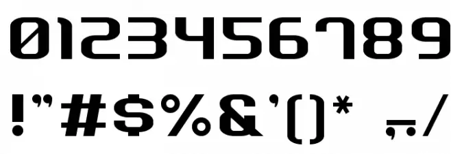 GAU_font_Root Normal フォント その他の文字