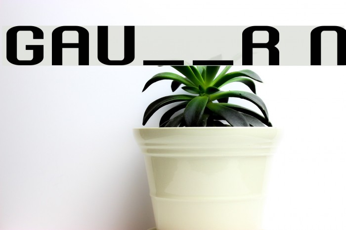 GAU_font_Root Normal フォント examples