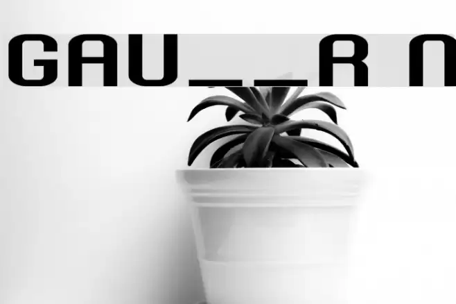 GAU_font_Root Normal フォント examples
