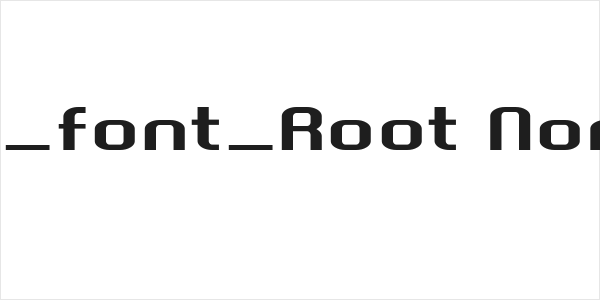 GAU_font_Root Normal Logo