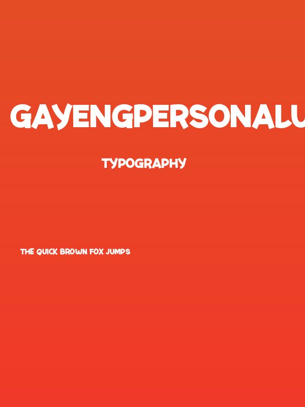 GAYENGPersonalUse Poster