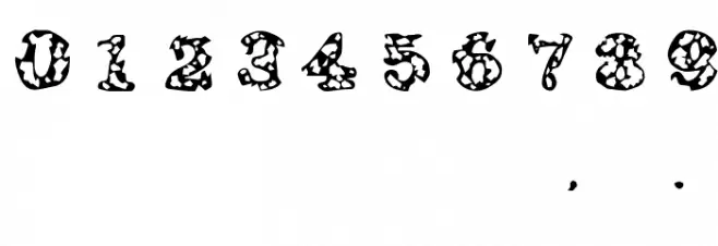 GAZA 14 Font OTHER CHARS