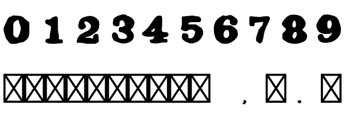 GAZA 48 Font OTHER CHARS