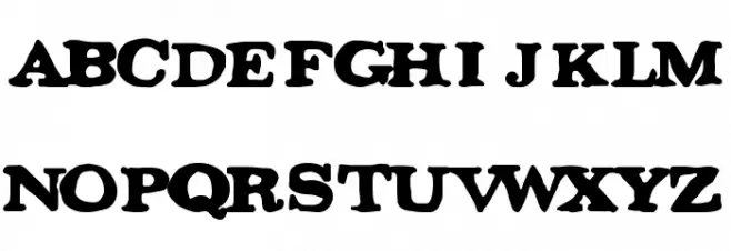 GAZA 48 Schriftart Groß