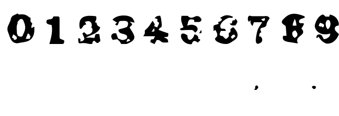 GAZA 67 Font OTHER CHARS