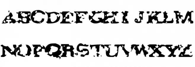 GAZA 67 Font UPPERCASE