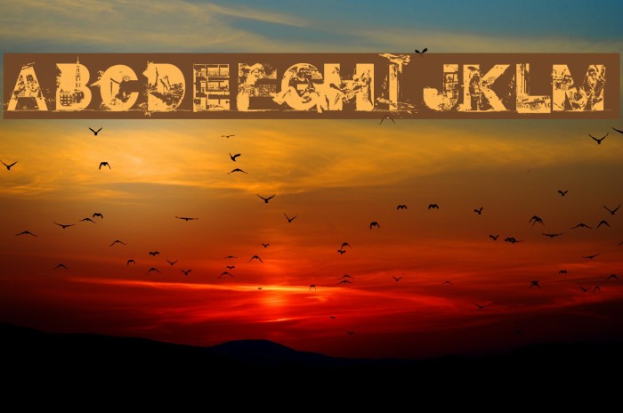 GAZA FONT Font examples
