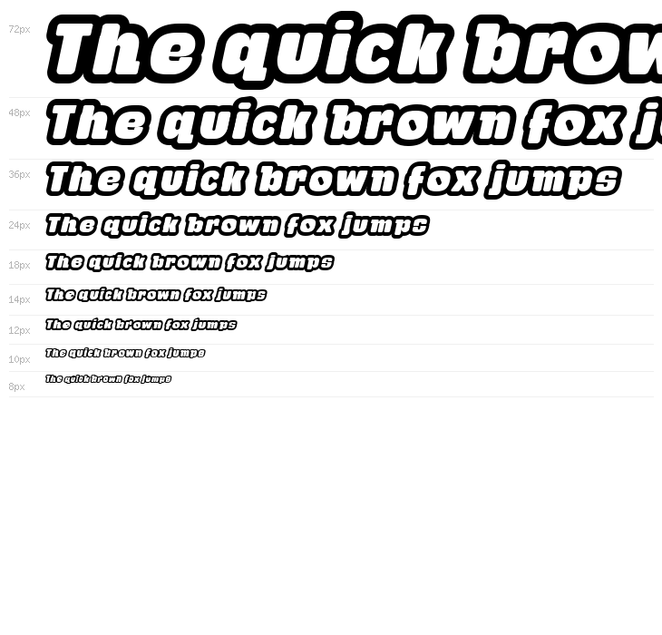 Gaban Italic Waterfall