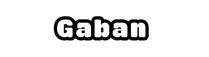 Gaban फ़ॉन्ट
