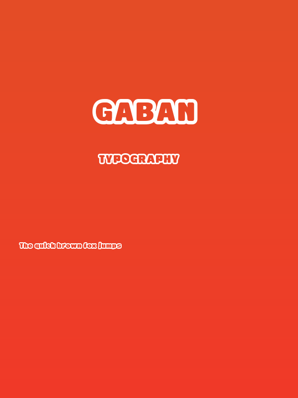 Gaban Poster